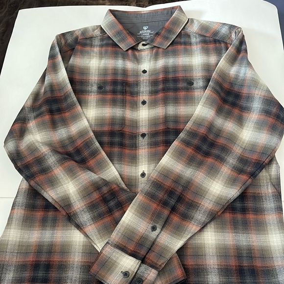 Kuhl Other - NWT KUHL The Law Flannel Long Sleeve Shirt Heavyweight Bedrock Falls Size L